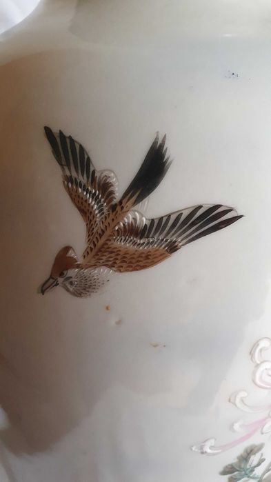 Jarrão  em porcelana antiga Japão, original pintado à mão
