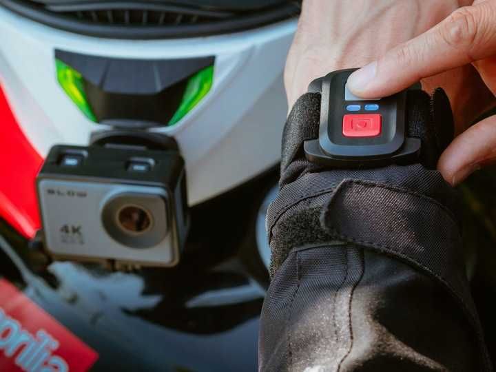 ZESTAW Kamera 4k wodoodporna motor motocykl jazda wyczynowa nurkowanie