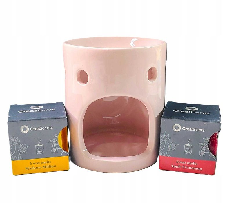 Kominek Zapachowy Zestaw + 12 Wosków | Aromaterapia | Prezent |