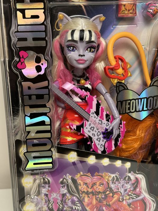 Монстер хай Торалей, Мяуді, Пурсефона Monster High Hissfits Band