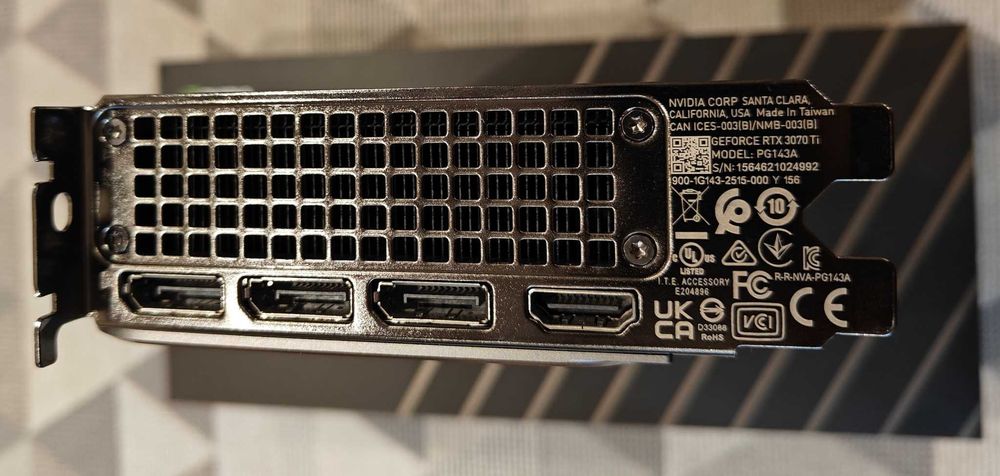 Відеокарта Nvidia GeForce RTX 3070 Ti 8Gb Founders Edition