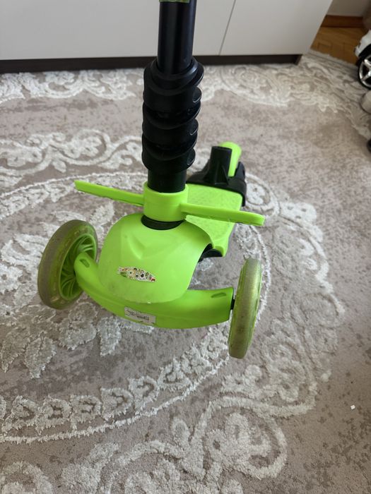 Самокат 3 в 1 салатовий
