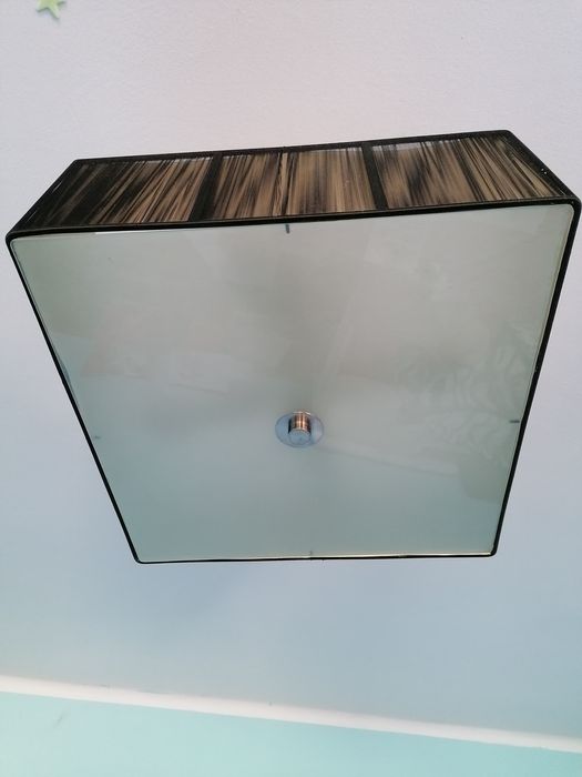 Żyrandol czarna nitka duży.