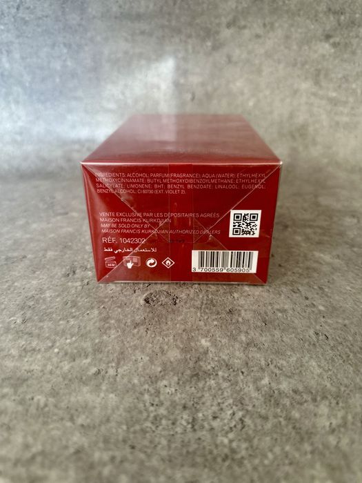 Baccarat Rouge 540, 70ml, oryginalny ekstrakt francuskich perfum