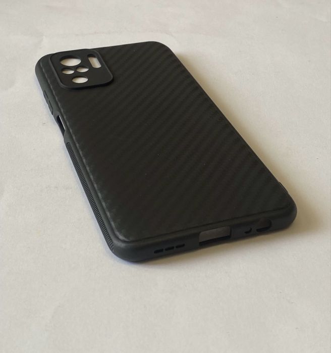 Чехол Xiaomi Redmi Note 10 4G / Poco M5S Carbon Протиударний Захисний