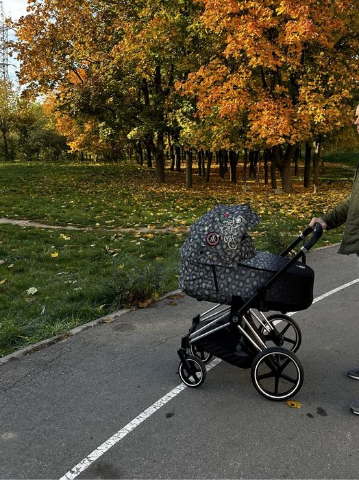 Візочок Cybex Priam lux 2в1 Rebellious коляска сайбекс пріам футмуф