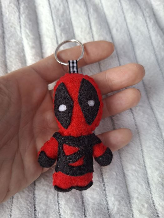 Deadpool -Marvel film -brelok do kluczy handmade