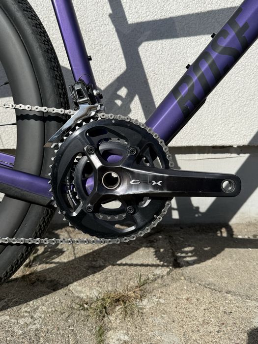 Rower gravel Rose Backroad 57 cm GRX810 deepest purple full carbon
