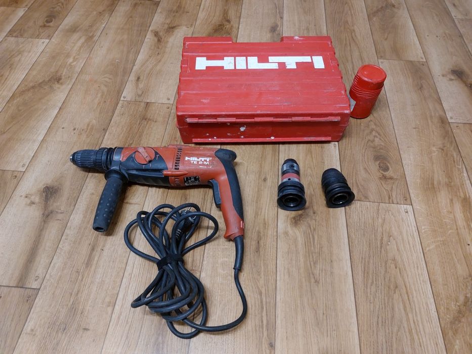 Młotowiertarka Hilti TE-2 M z dwoma dodatkowymi uchwytami