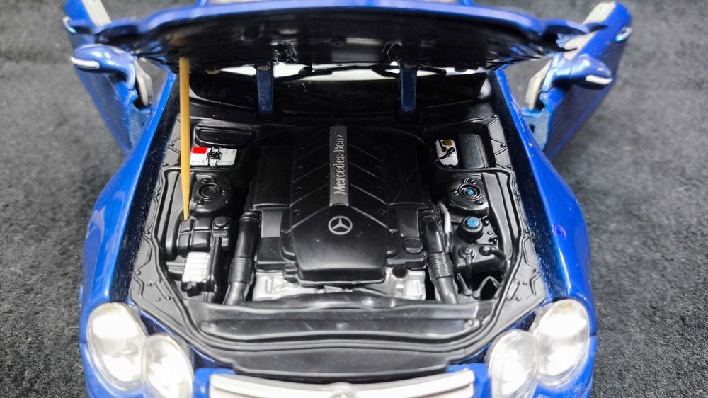Модель авто 1.18 Mercedes-Benz SL-Class (Maisto, Thailand, Blue, Coupe)