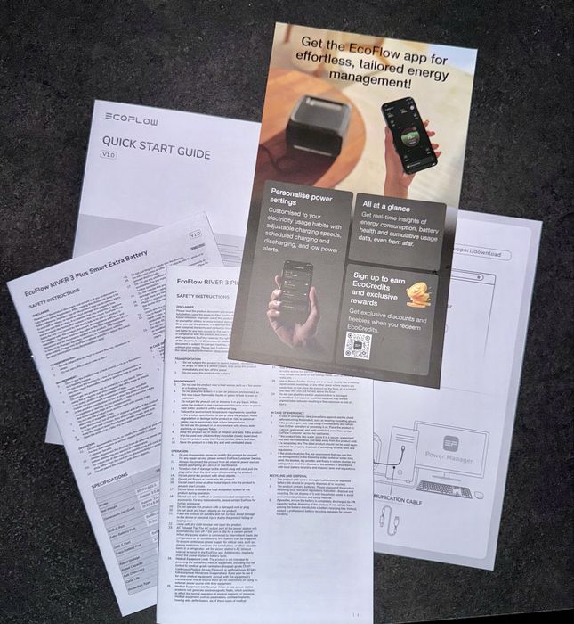 EcoFlow river 3 max plus  858 Wh (Wireless) 1 шт