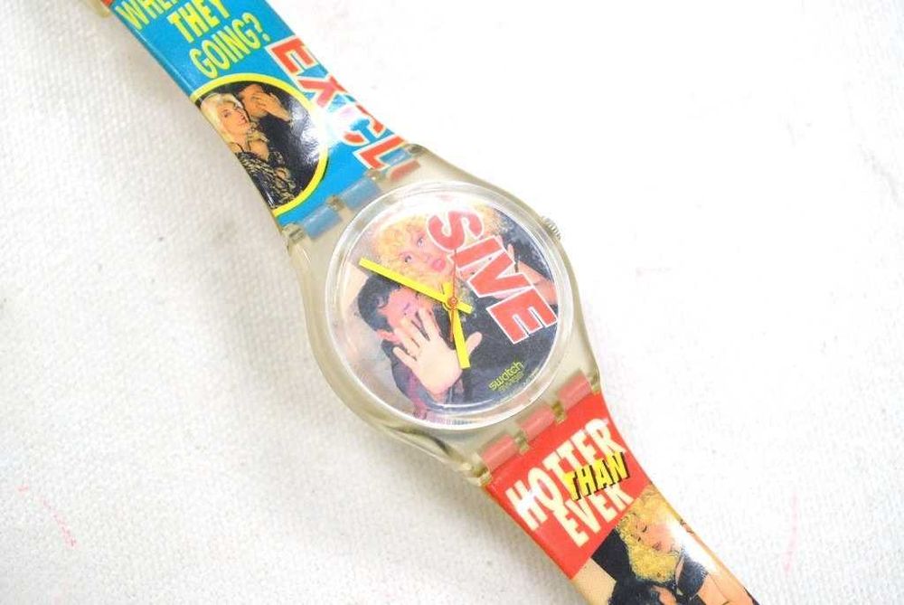 Lote RARO de 2 Swatch 1997/"Cigar"+"Never Seen Before"/como NOVOS
