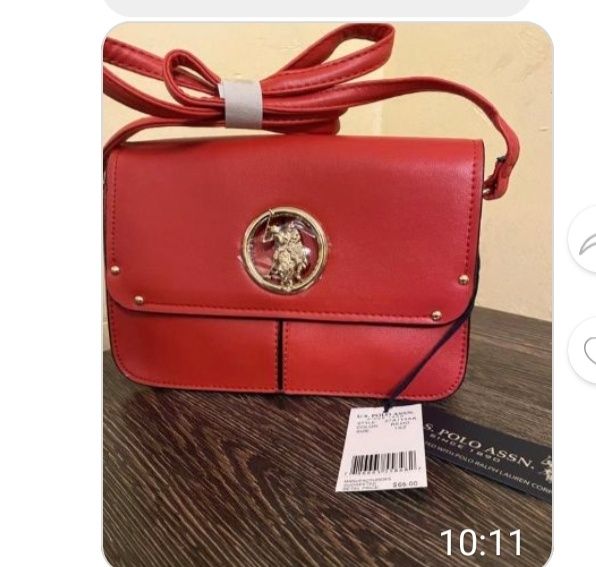 Сумочка POlO ASSN женская.