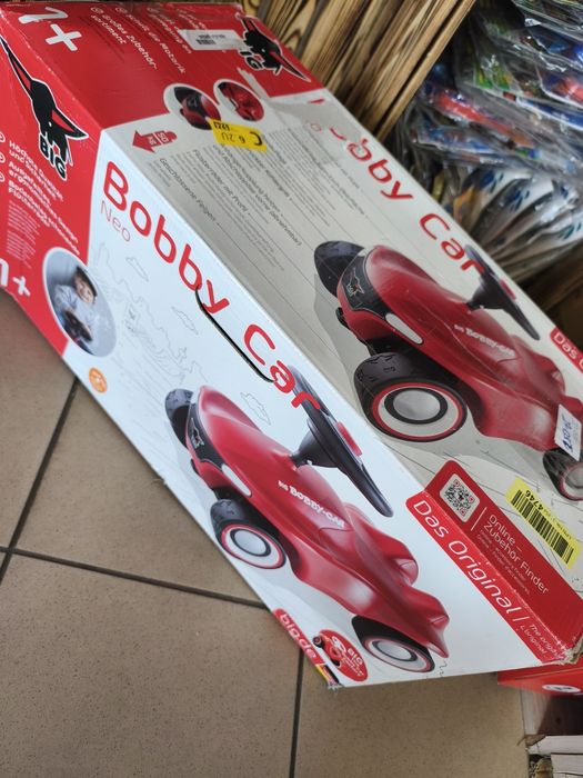 Jeździk pchacz czerwony
