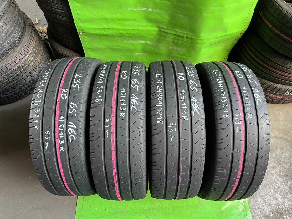 4 opony używane 235/65R16 C 115/113R Continental ContiVanContact 200