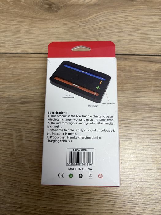 Nintendo Switch 2 stacja ładująca uchwyt prosta ładowarka podwójna do