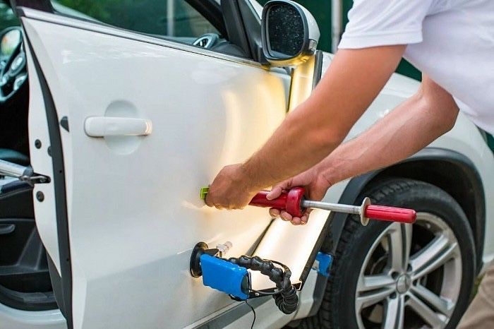 Рихтовка без покраски. Удаление вмятин без покраски. PDR-рихтовка ...