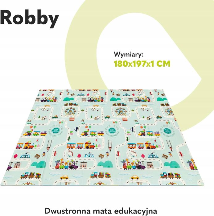 Lionelo Robby Mata dla dziecka składana 200x180cm