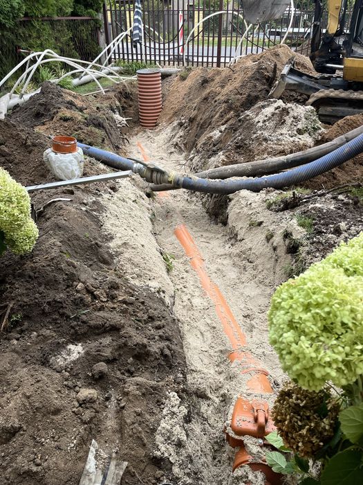 Przyłącza wody i kanalizacij wraz z projektami i uzgodnieniami