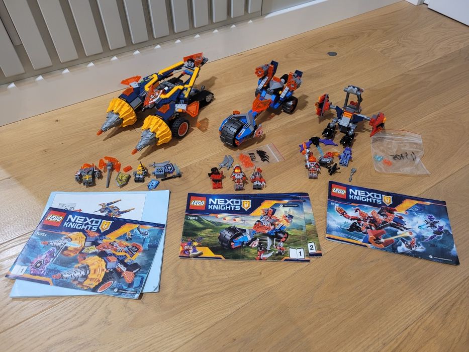 Zestaw Lego Nexo Knights 70354, 70319, 70361