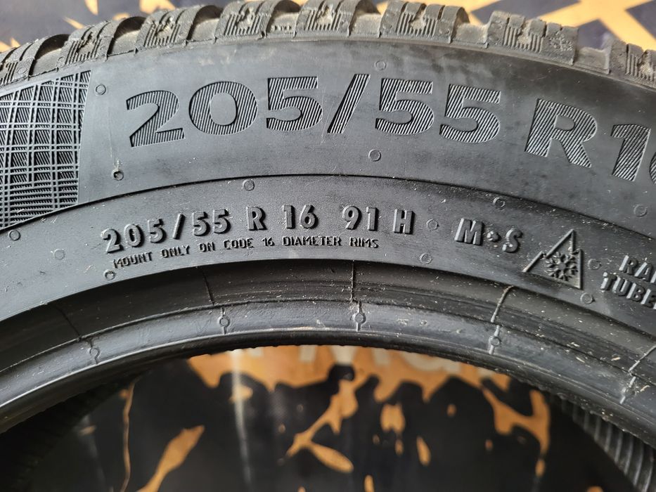 Opony zimowe 205/55/16 Continental 20rok 7/8mm