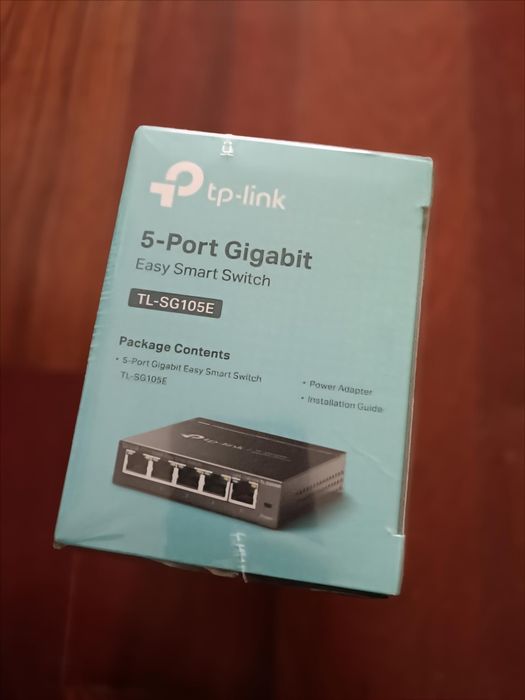 Switch Gigabit TP-Link TL-SG105E 5 Portas | Novo, nunca usado