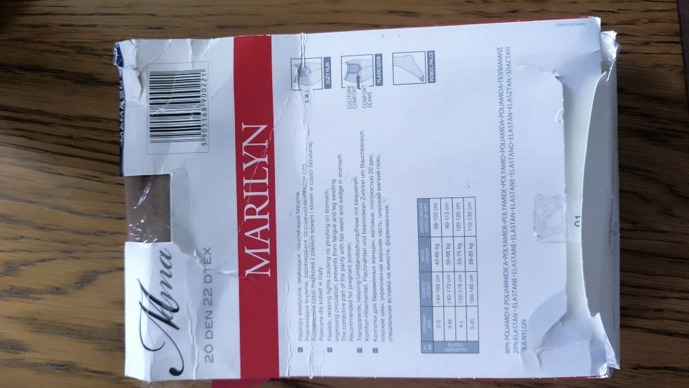 MAMA 20 Marilyn 4L Rajstopy dla ciężarnych kobiet