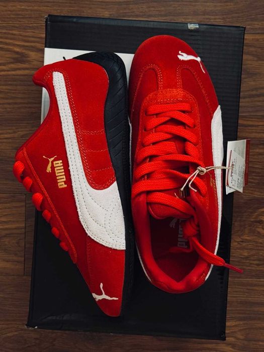 ТОПОВІ - Puma Speedcat Unisex blue + red (сині і червоні)