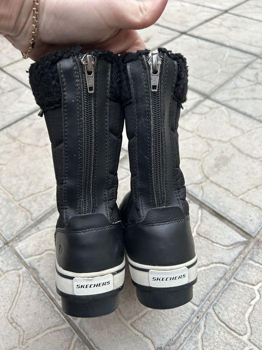зимние непромокаемые термо сапоги чоботи снегоходы Skechers 39-39,5p
