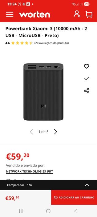 Mi Power Bank 3 Ultra Compact 10000mAh