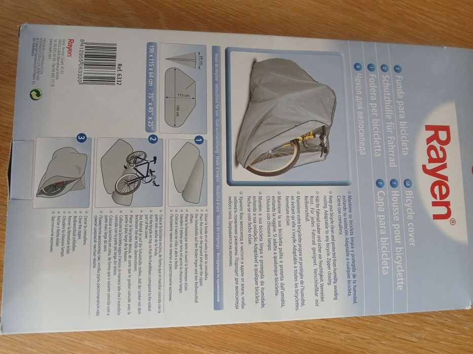 Capa protectora para bicicletas Rayen