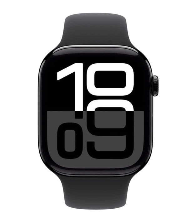Apple Watch Series 10 GPS 42mm czarny z paskiem M/L | Zaplombowany