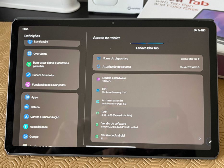 Tablet LENOVO Idea Tab 11"+Pen+capa C/ Novo