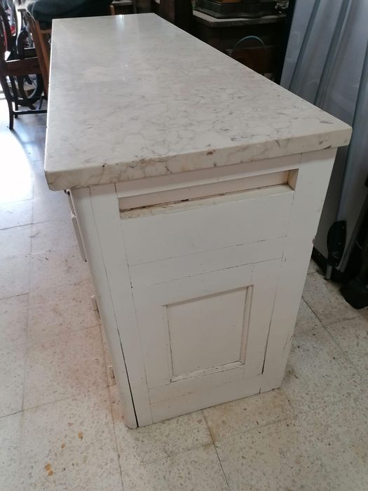 Bancada ilha antiga para cozinha