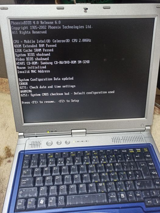 Ноутбук microstar md 2853 fim 2030