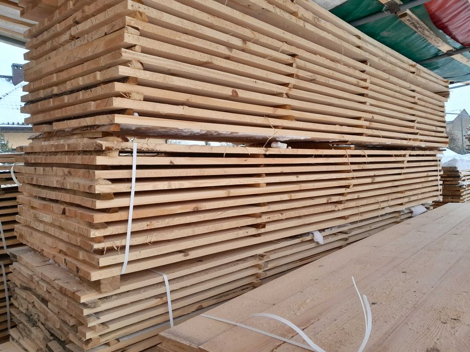 Więźba dachowa , laty, kontlaty ,deski, krawędziaki