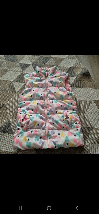 Bezrękawnik dziewczęcy