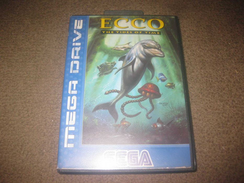 Jogo "Ecco: The Tides of Time" para Sega Mega Drive/Completo!
