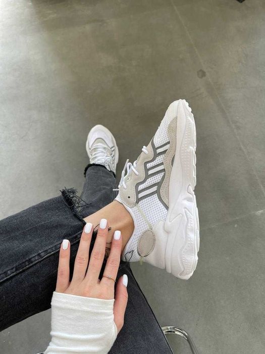 Кроссовки Женские Adidas Ozweego White/Жіночі Кросівки Адідас Озвіго/Кроссовки адидас Озвиго