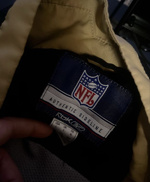 Reebok NFL L XL retro oldschool kurtka bluza wiatrowka