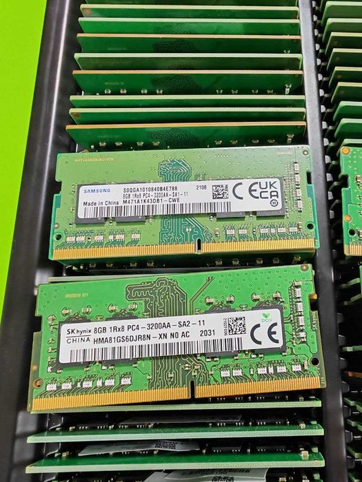 Пам'ять DDR4 8Gb 3200MHz SO-DIMM, ОПТ, RAM ДДР4 8Гб, Samsung, Kingston