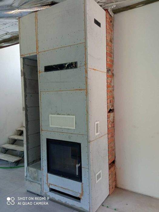 Камін! Буржуйка! Топка! Монтаж каміна, гільзування.