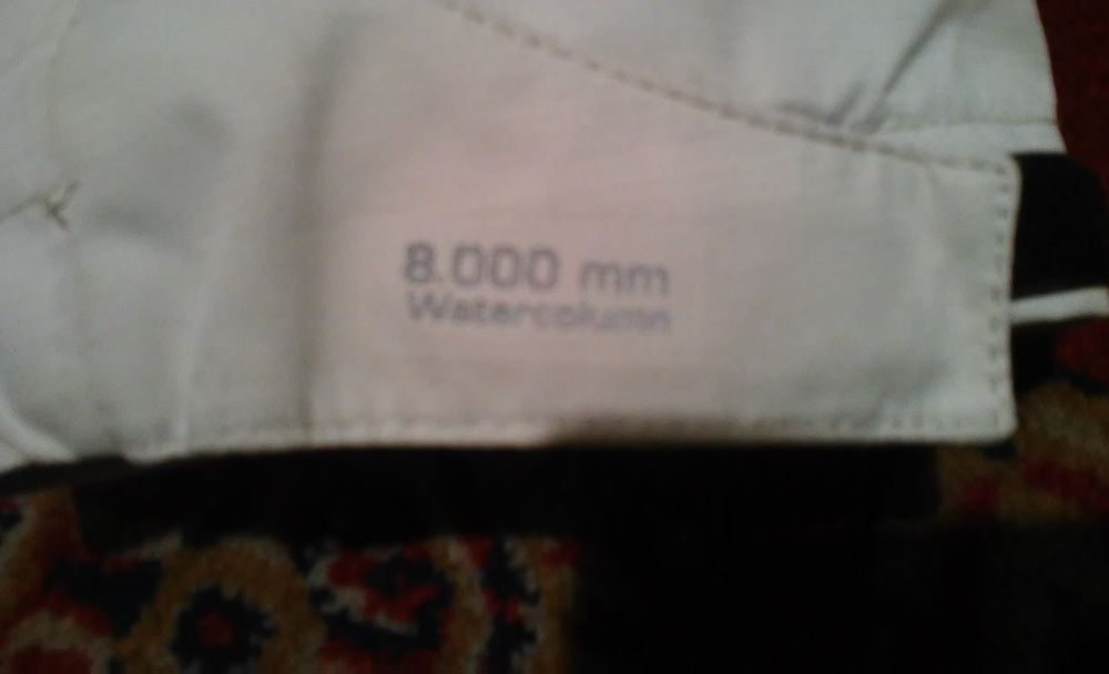 kurtka  termoaktywna KILLTEC Level 3, 8000mm, WYMIARY