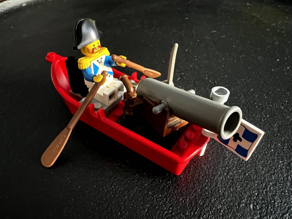 LEGO Pirates 6245 Clássico (1989) - Harbour Sentry - 100% Completo
