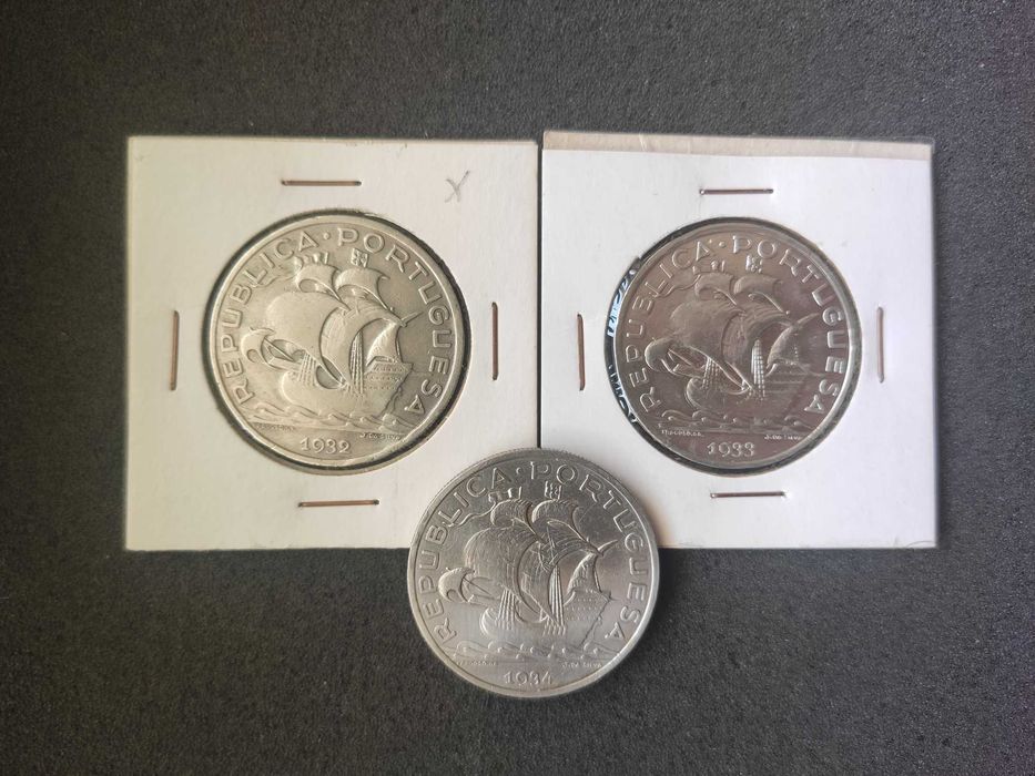 Conjunto Moedas de 10$ 1932 | 1933 | 1934 Ver Descrição