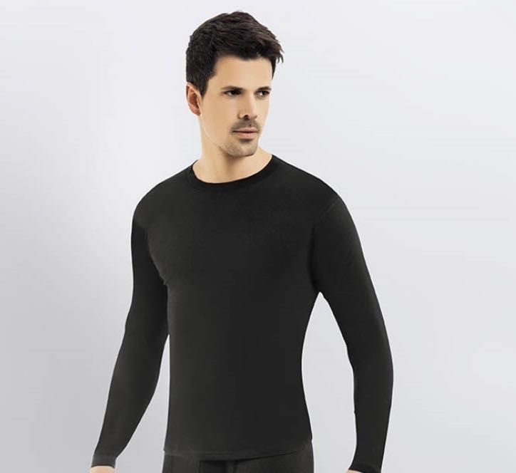 Термобілизна термкофта чоловіча чорна S/M L/XL 2XL/3XL