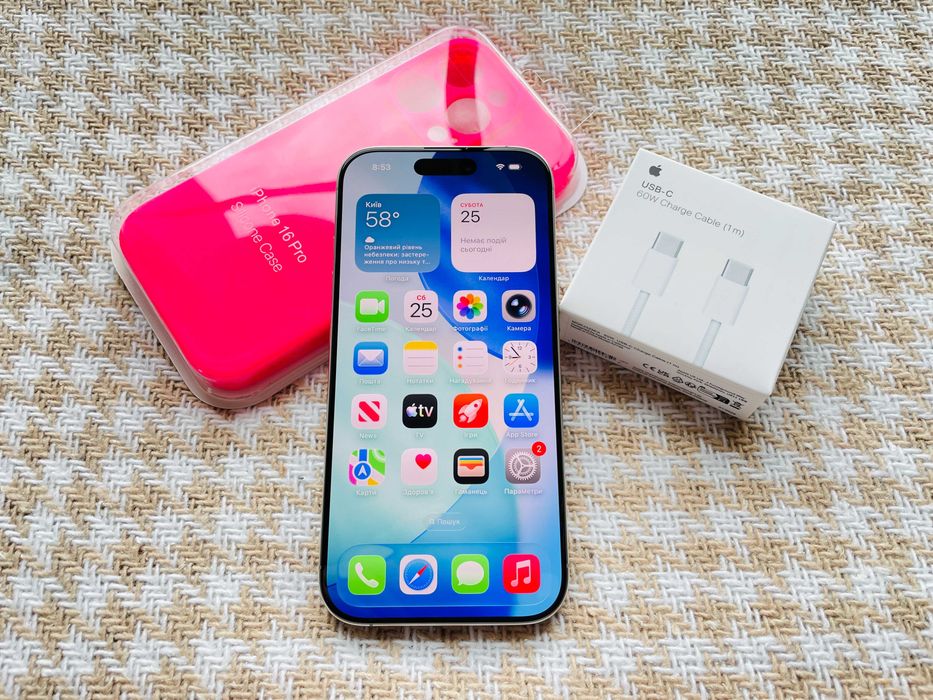 IPHONE 16 PRO 256Gb Natural Titanium NEVERLOCK ( 58951)