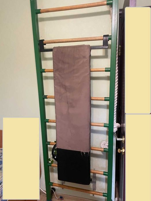 Шведская стенка, канат и турник для взросльіх и детей