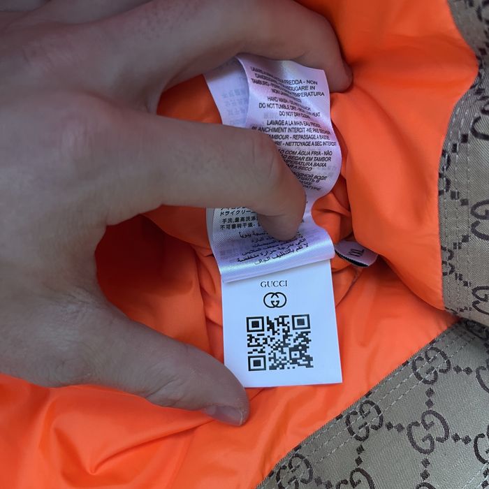 Пуховик Gucci&TNF