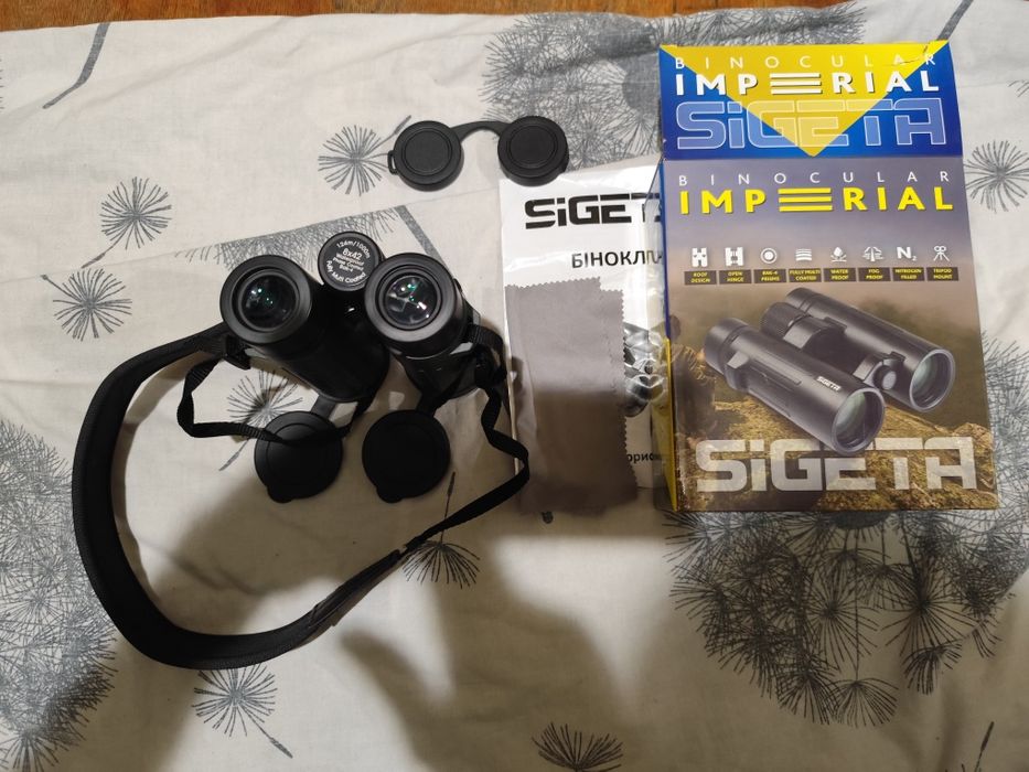 Бінокль SIGETA Imperial 8×42, стан відмінний, повний комплект